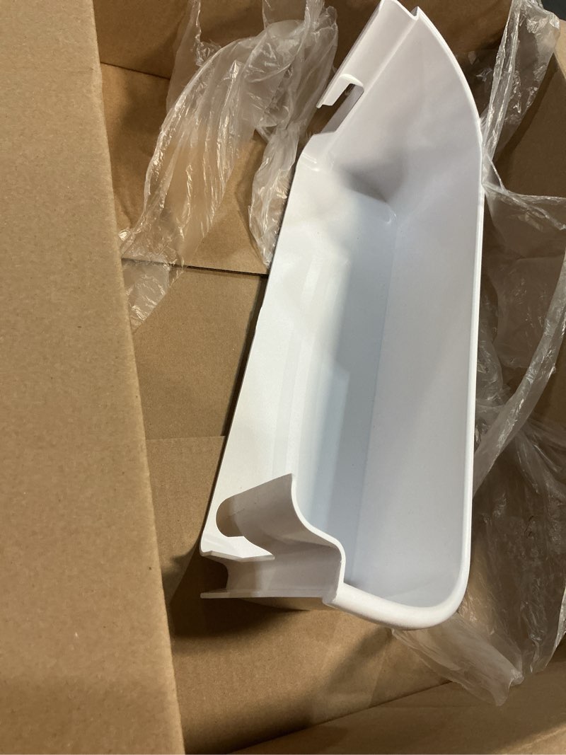 Condition photo showing Good Condition for smart choice 240323001 bottom shelf refrigerator door bin - white, impact resistant freezer replacement compatible with frigidaire 240323007, fits select frigidaire & kenmore models