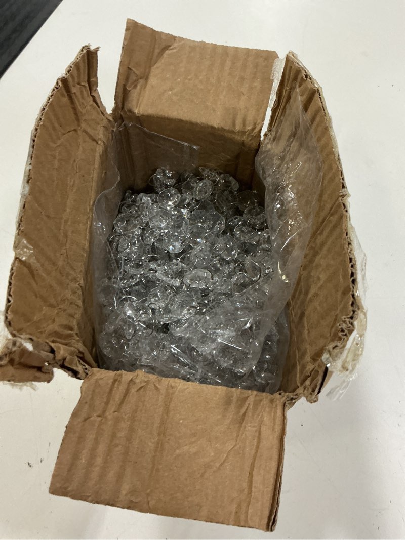 Condition photo showing Good Condition for joikit 52 feet k9 crystal garland strands, 14mm crystal chandelier string beads chain clear octagon 