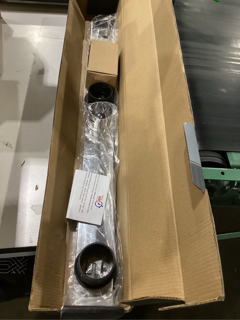 Condition photo showing Good Condition for linear shower drain 30 inch brushed nickel with tile insert grate, rectangle floor drain 304 stainless steel including hair strainer