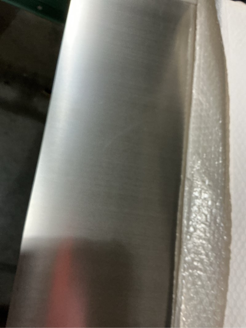 Condition photo showing Good Condition for 30" x 24" Thicken Heavy Range Hoods Stainless Steel Backsplash,Panel Splatter Guard for Stovetop,6 Pre Drilled Holes for Easy Installation,Keep the Walls Clean, Bright and Beautiful (30" x 24")