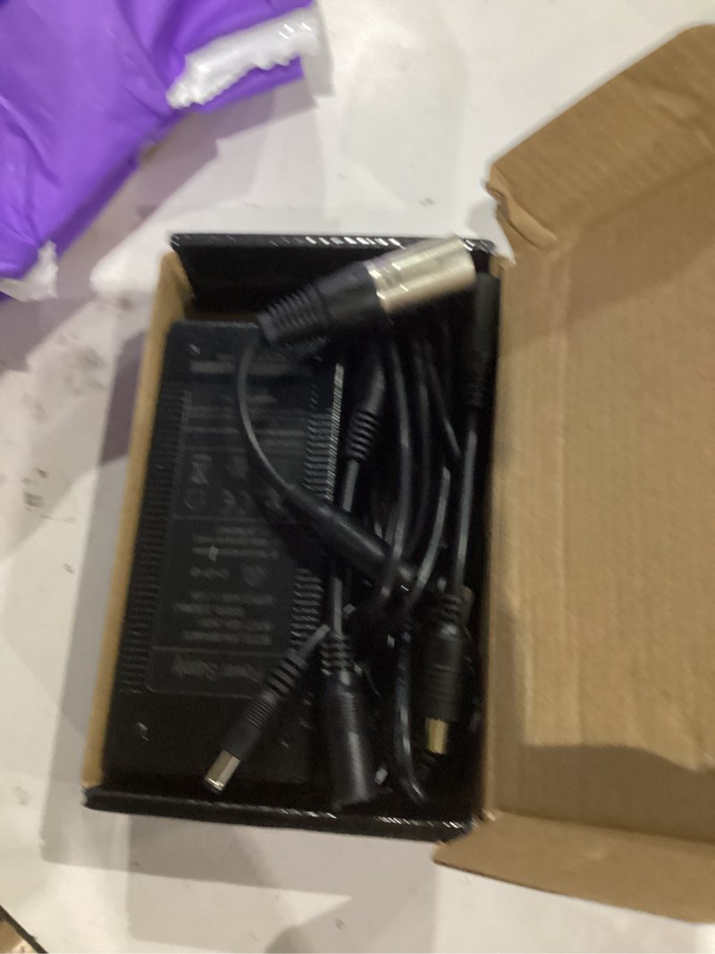 Condition photo showing Good Condition for evaplus 5 in 1 plugs 54.6v fast charger, universal for 48v 13s lithium batteries, pinkind 48v li-ion battery charger replacement for razor, jetson, voyage, gotrax, ninebot,segway, hiboy