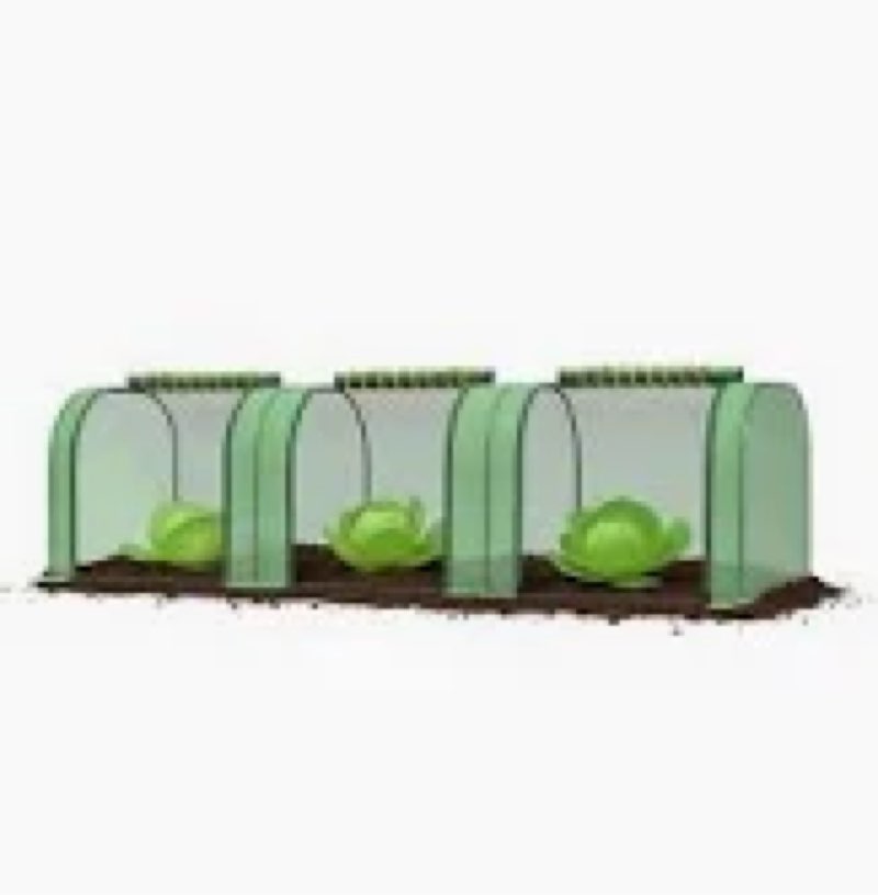 VIVOSUN Portable Mini Greenhouse 94.5x36x36-Inch Tunnels, PVC Cover with Roll-up Zipper Door, for In
