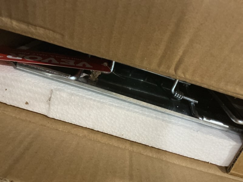 Condition photo showing Good Condition for VEVOR Live Animal Cage Trap, 31" x 10" x 12" Humane Cat Trap Galvanized Iron, Folding Animal Trap with Handle for Rabbits, Stray Cats, Squirrels, Raccoons, Groundhogs and Opossums