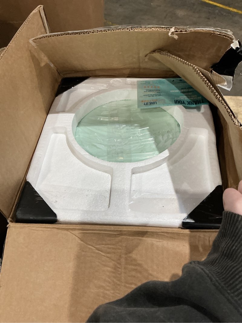 WET AND DAMAGED Igloo IRTRWCBL353CRHAQ Retro Water Cooler, Bottom Loading 3 or 5 Gallon Bottles, Aqua