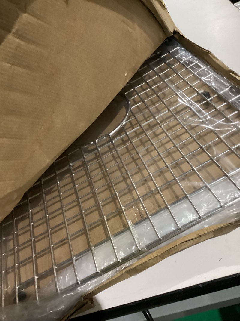 Condition photo showing Good Condition for serene valley sink bottom grid 21" x 15-1/2", centered drain with corner radius 3/8", sink protector svh2116c