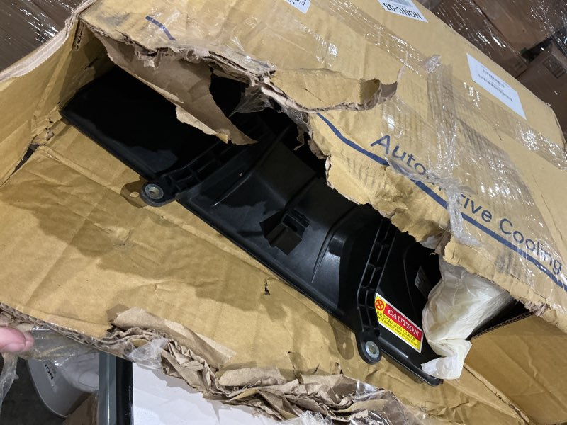 Condition photo showing As Is for tyc 600410 cooling fan assembly compatible with 1999-2004 honda odyssey
