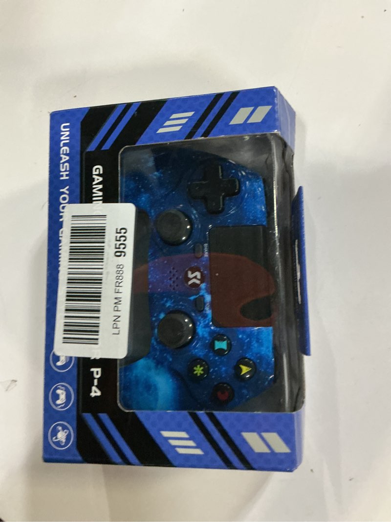 Condition photo showing Good Condition for Controller for PS4, Wireless Controller Blue for Sony PlayStation 4/Slim/Pro, Remote Control with 6-Axis Motion Sensor/Double Vibration/Sensitive Touch Pad/Speaker & 3.5mm Audio Jack/800mAh Battery