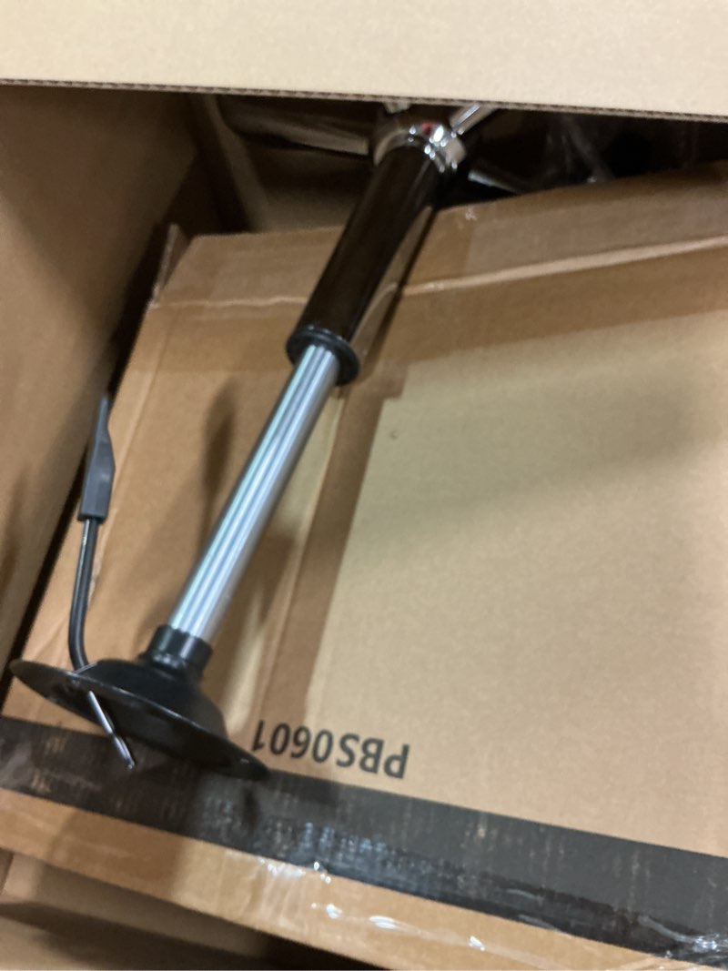 Condition photo showing As Is for KKTONER PU Leather Round Rolling Stool with Back Rest Height Adjustable Swivel Drafting Work SPA Task Chair with Wheels Pink