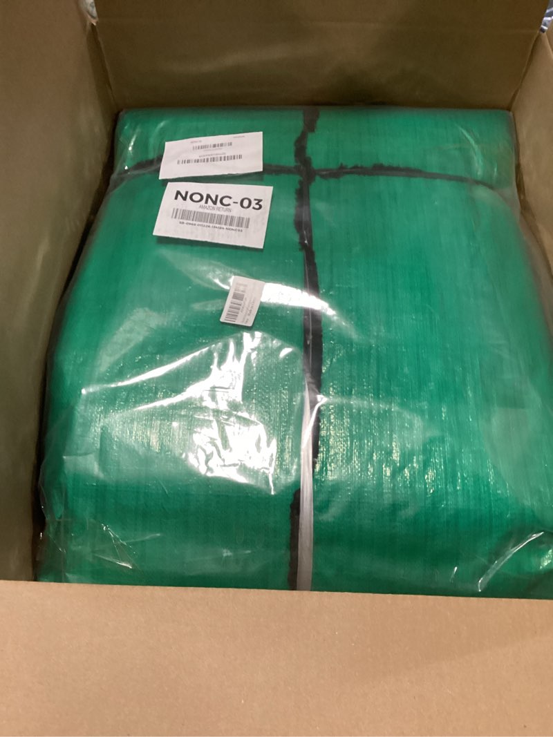 Condition photo showing New/Like New for Insulated Hot Tub Cover, Square Insulation Spa Thermal Cover Waterproof Hot Tub Protector 170G Polyethylene Energy-Saving and Warm (Green, 76"x76"x35") Green 76"x76"x35"