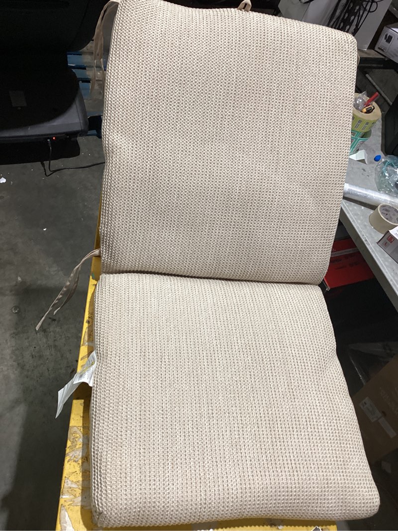Condition photo showing Good Condition for 21"x43" faux natural knit chair cushion ivory - threshold™