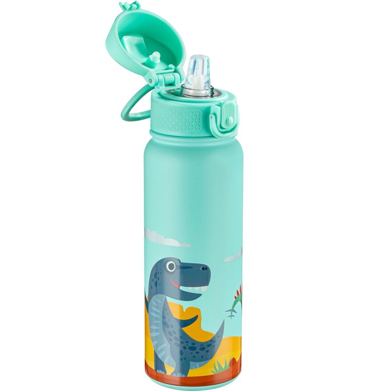 OLDLEY 20 Oz Insulated Stainless Steel Water Bottle For Kids, With Straws Leak-proof, Kids Water Bot