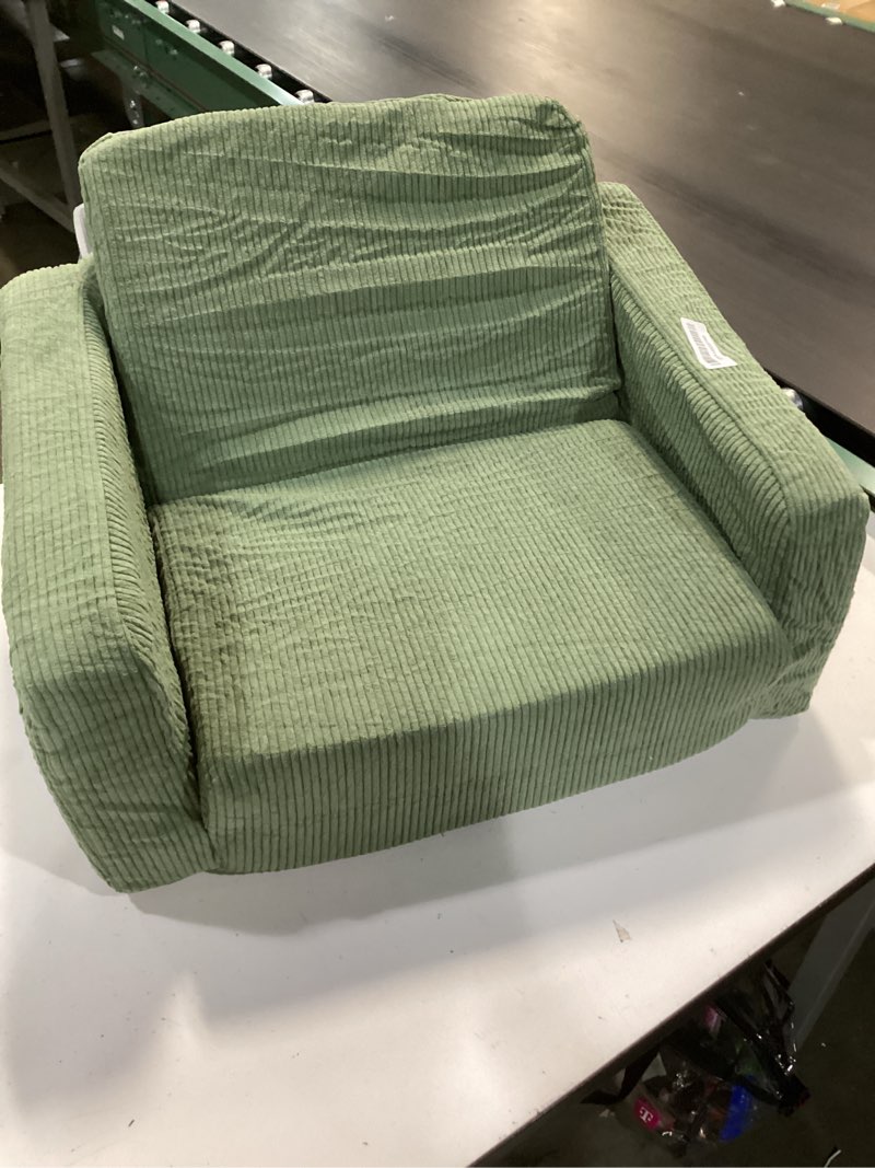 Condition photo showing Good Condition for ZICOTO Sturdy Toddler Chair and Couch - The Perfect Kids Sofa for Girls and Boys - Ideal Fold Out Sofa Chairs to Give Your Kids a Safe and Fun Place to Sit Sage