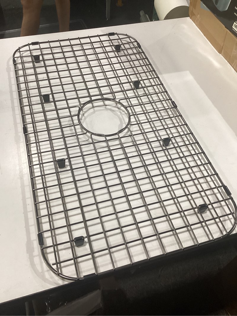 Condition photo showing Good Condition for starstar sinks protector matte black 304 stainless steel kitchen sink bottom grid, rack (27-3/16 l x 14-5/16 w)