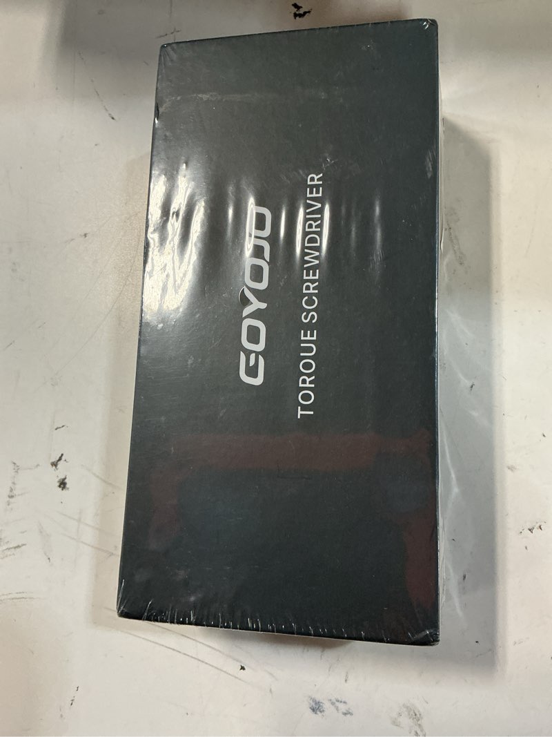 Condition photo showing New/Like New for goyojo digital torque screwdriver 7.08–70.8 in-lb / 0.8–8 nm, 1/4" adjustable torque screwdriver set with buzzer & magnetic bits, 999 data storage, for gunsmithing, electronics, and mounting