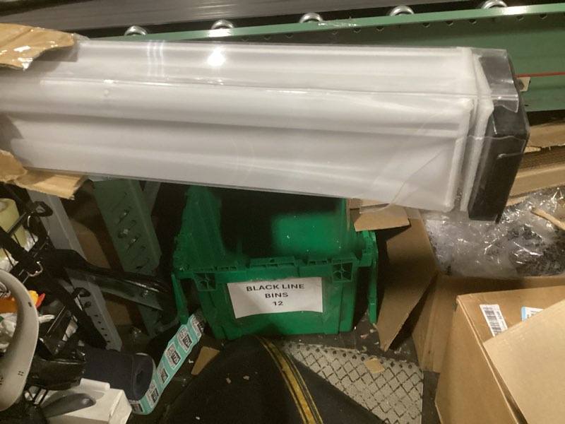 Condition photo showing Good Condition for aosky blackout roller shades cordless blinds for windows, free-stop shades with valance, thermal insulated fabric, uv protection, natural woven blinds for home and office (54" w x 72" h, white) white 54"w x 72"h