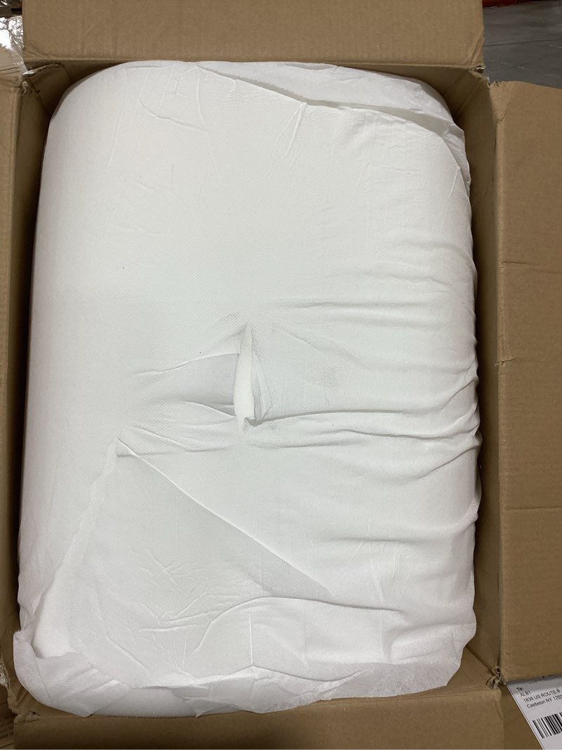 Condition photo showing As Is for BALAPET Waterproof Sauna Seat Cushion with Lumbar Support, 3 Inch Thick Foam Heat Insulation Mat for Sauna Bath House Shower Room, Sauna Accessories for Resting(Gray)