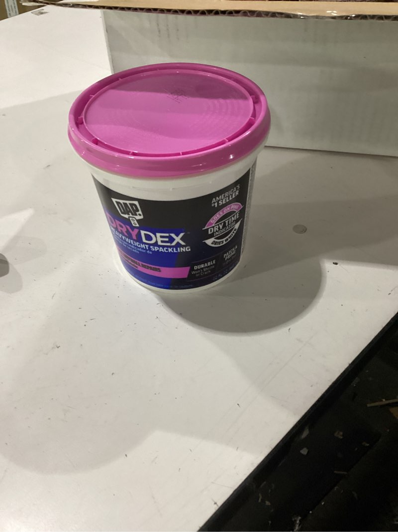 6-pack of 1 qt dap 12330 drydex interior/exterior spackling