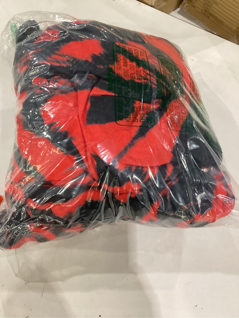 Condition photo showing As Is for unisex mothman costume mothman hooded halloween costumes party cape cosplay red