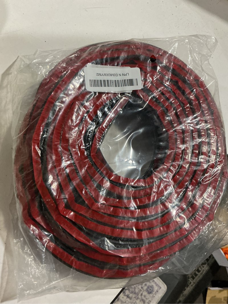 Condition photo showing As Is for 40 feet rubber weather stripping door seal, extra thick d-shape self adhesive door seal large gap door weather strip for window door frame insulation soundproofing blocks cold drafts noise - black extra thick d shape black-40ft