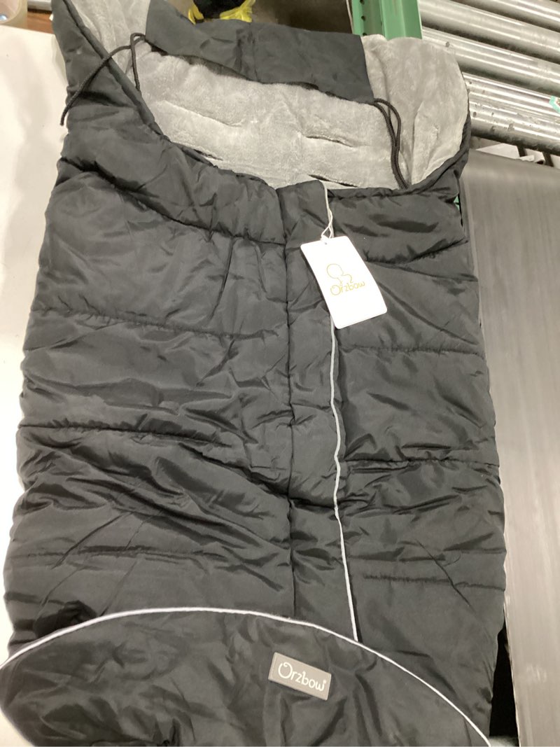 Condition photo showing Good Condition for orzbow warm bunting bag universal, stroller sleeping bag cold weather, waterproof toddler footmuff (black, large)