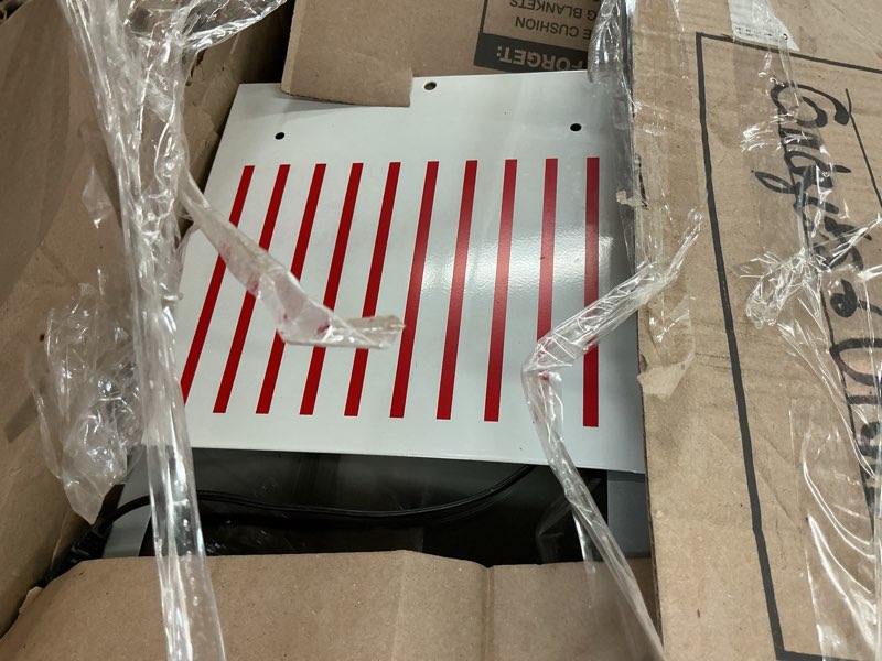 Condition photo showing As Is for Nostalgia Popcorn Maker Machine - Professional Cart With 2.5 Oz Kettle Makes Up to 10 Cups - Vintage Popcorn Machine Movie Theater Style - Red & White Red & White 2.5 Oz Vintage Classic