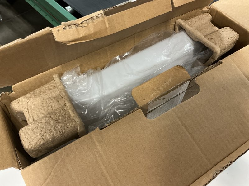Condition photo showing New/Like New for lithonia lighting fmlsl 20840 m4 square 14-inch led flush mount light, 4000k, 1100 lumens, 16 watts, white (fmlsl 14 20840 m4) 50k hours 14 in square 4000k