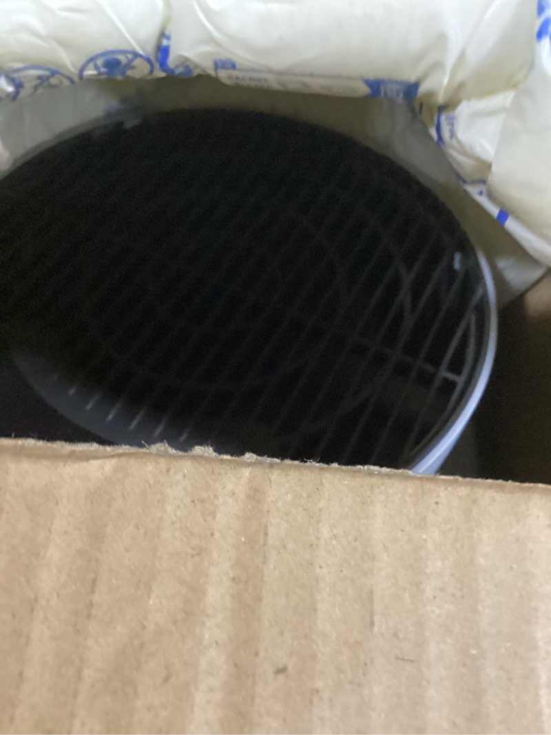 Condition photo showing As Is for Shark Air Purifier for Home, NeverChange Compact Pro, for Bedroom, Nursery, Home Office, Dorm, HEPA-Exceeding Filter, Captures Pollutants, Pet Dander, Dust, Odor, Smoke, and More, HP071BRN, Winter Fog Winter Fog (250 sq. ft)