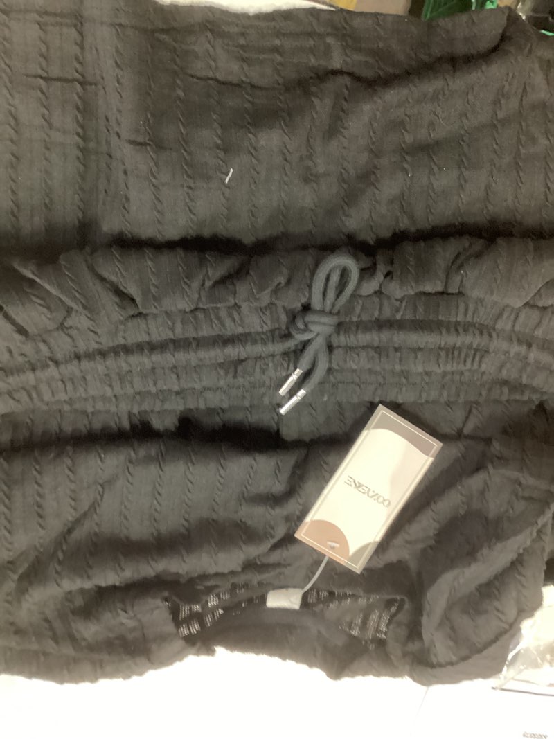 Condition photo showing Good Condition for COZYEASE Men's 2 Piece Outfits Short Sleeve Crewneck Summer T Shirt and Drawstring Casual Track Shorts Set Small Black