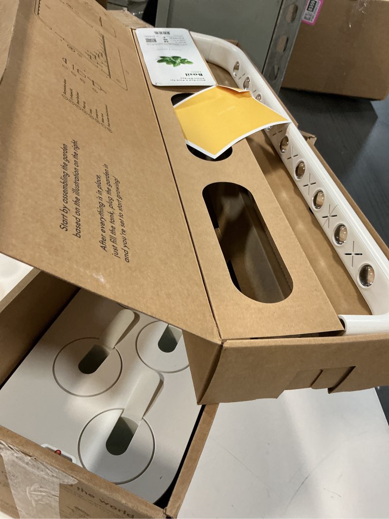 Condition photo showing Good Condition for Click & Grow Indoor Herb Garden Kit with Grow Light | Easier Than Hydroponics Growing System | Smart Garden for Home Kitchen Windowsill | Vegetable & Herb Garden Starter Kit with 9 Plant pods, Gray