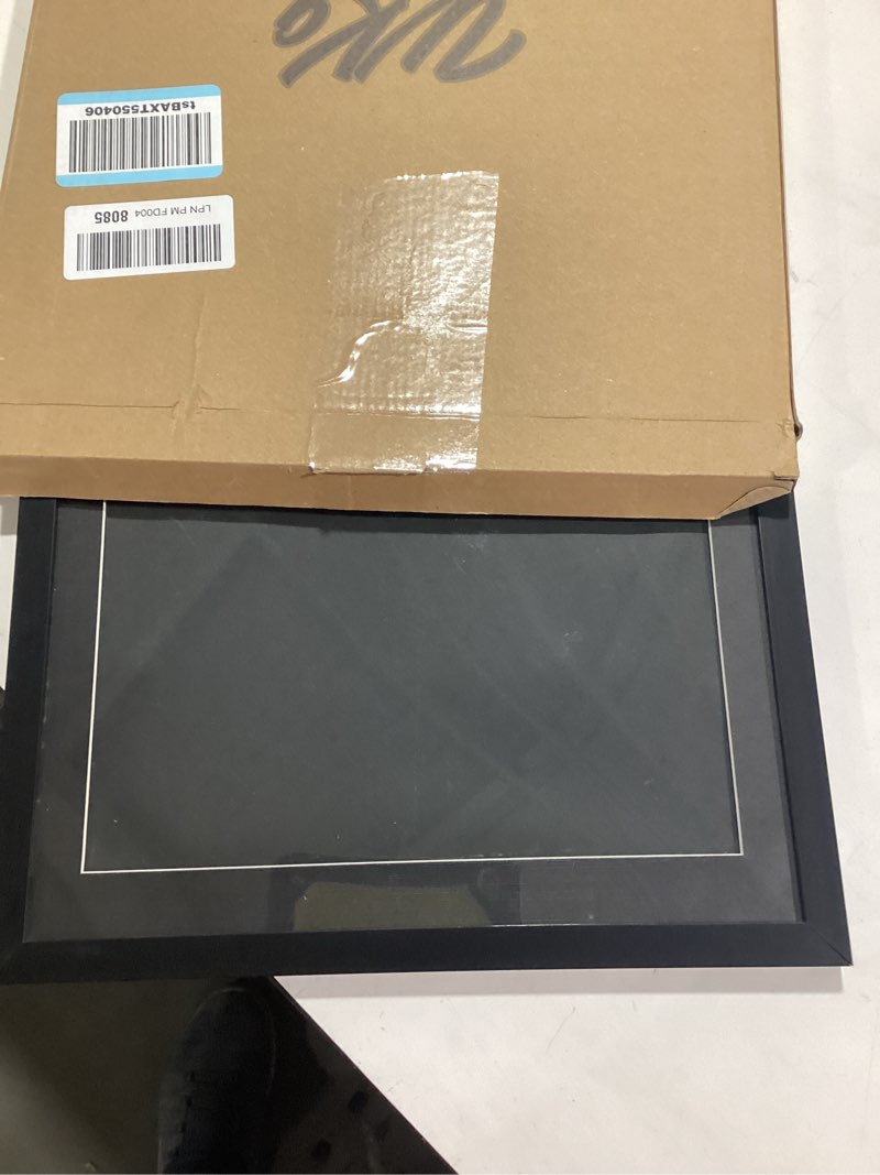 Condition photo showing As Is for Comic Book Frame (DOUBLE FRAME) 1 Pack of Double Frame Black Frame, White Mat