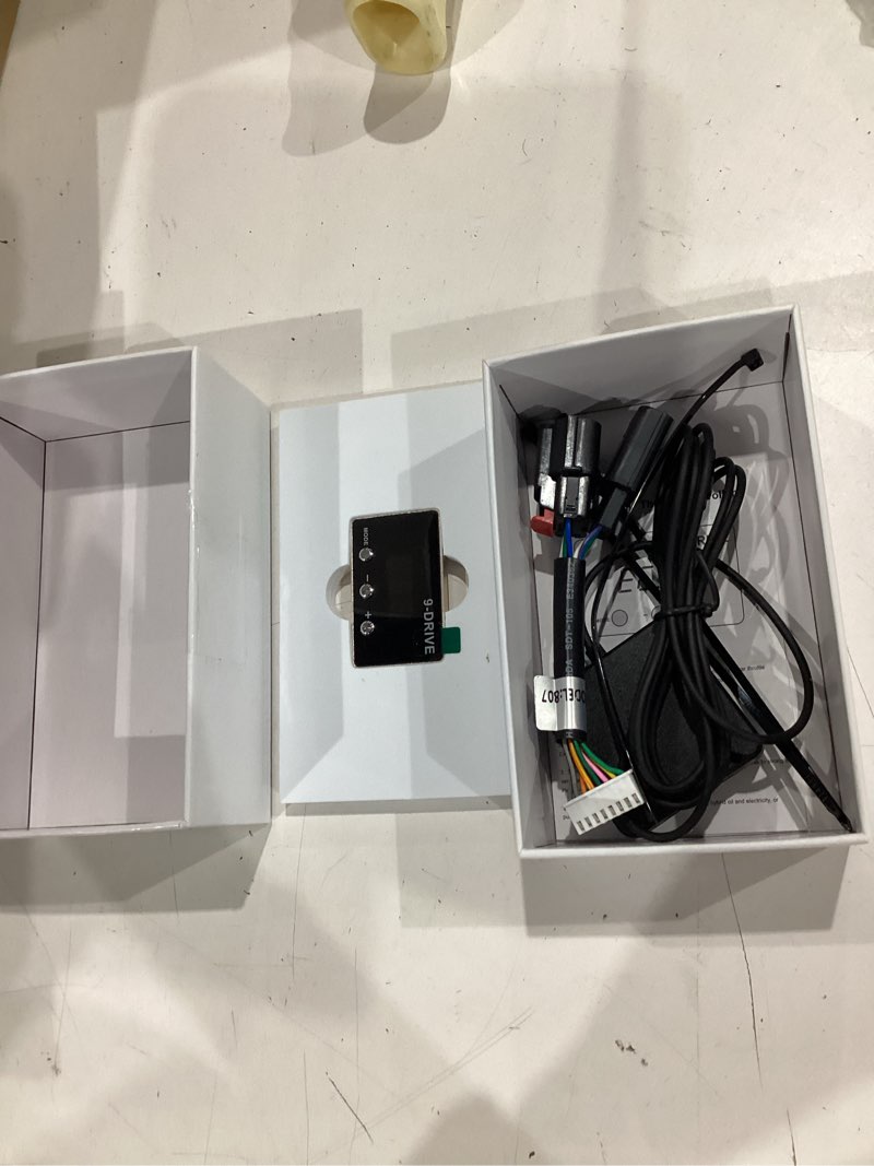 Condition photo showing As Is for ransoto 9 drive modes throttle response controller smart electronic pedal racing accelerator 807 compatible with dodge charger challenger durango jeep commander cherokee wrangler jk chrysler ram