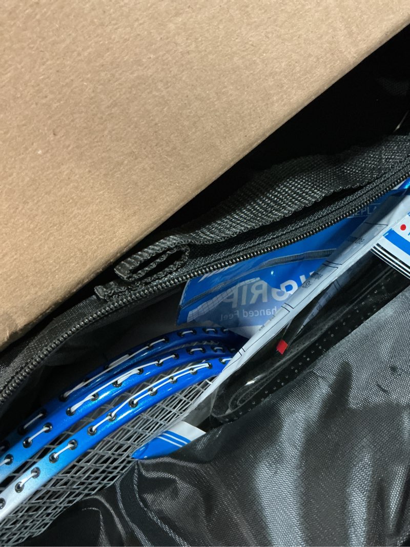 Condition photo showing Good Condition for similar hiraliy badminton rackets set for backyards, badminton set, includes rackets, 6/12 birdies, 1 carrying bag, outdoor game for adult family beginner player(3 racket 12 birdies)