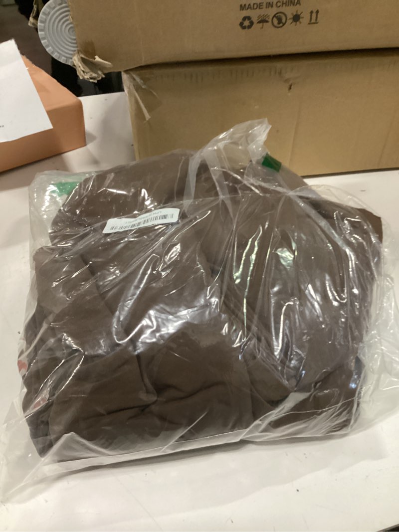 Condition photo showing Good Condition for bedsure duvet cover queen size - 3 pieces prewashed cotton-like polyester soft bedding set, includes 1 duvet cover 90x90 inches with zipper closure & 2 pillow shams, no comforter?(dark brown, queen) 02 - dark brown (no comforter) queen (90" x 90")