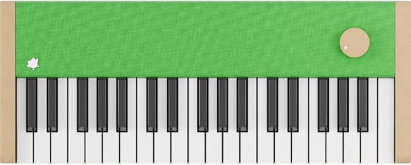 Loog Digital Piano - Portable Keyboard for Beginners with Musician Grade Sound, MIDI Over USB-C Rechargeable Musical Educational Instrument (Loog x Duolingo piano)