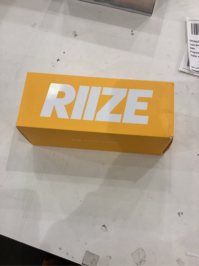 Condition photo showing New/Like New for Sayzer RIIZE Lightstick Official Kpop Merch Merchandise, Standard, White, Orange
