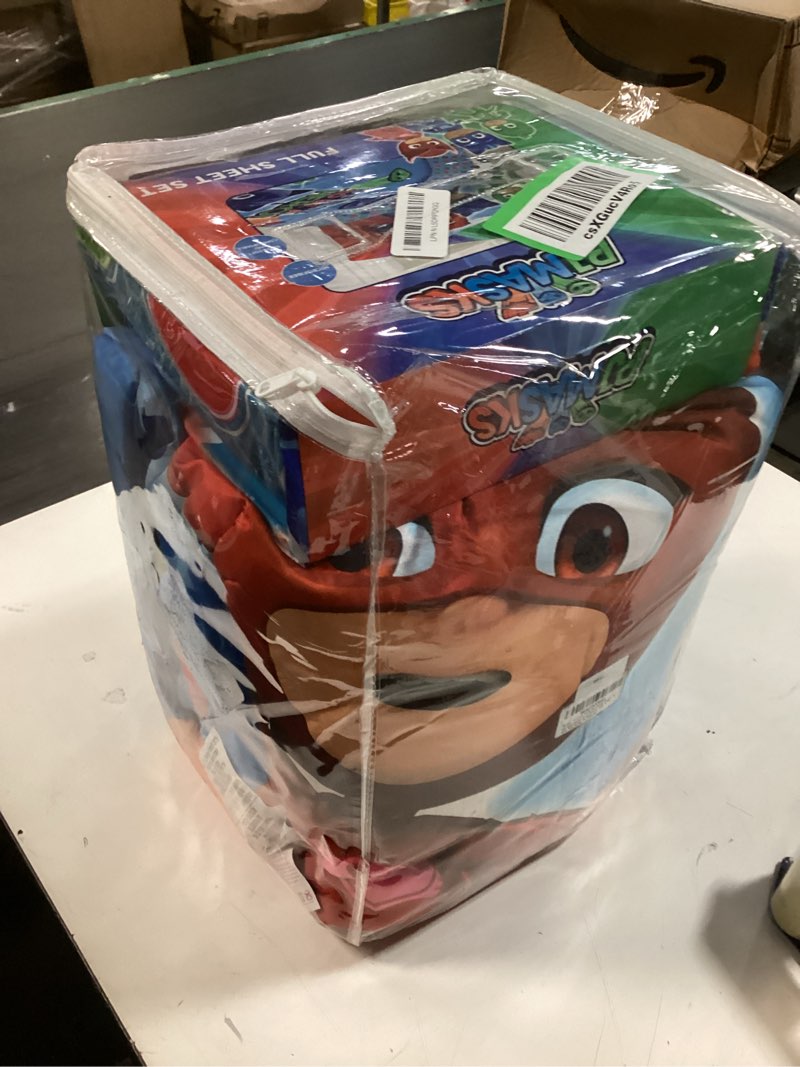 Condition photo showing Good Condition for Franco Kids Bedding Super Soft Comforter and Sheet Set, 5 Piece Full Size, PJ Masks 5 Piece Full Size Pj Masks