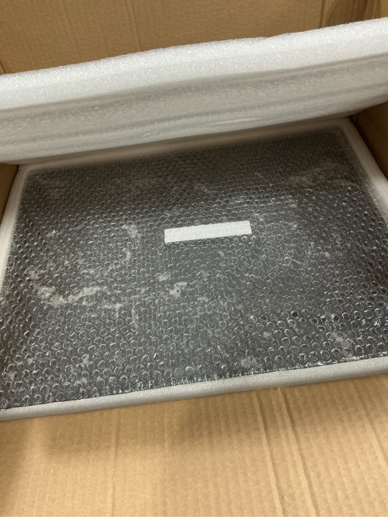 Condition photo showing New/Like New for Natural Black Marble Cutting Board, 16x20x0.7 Inch, Hand Crafted Black Marble Pastry Board, Cheese Board, Wedding Gift