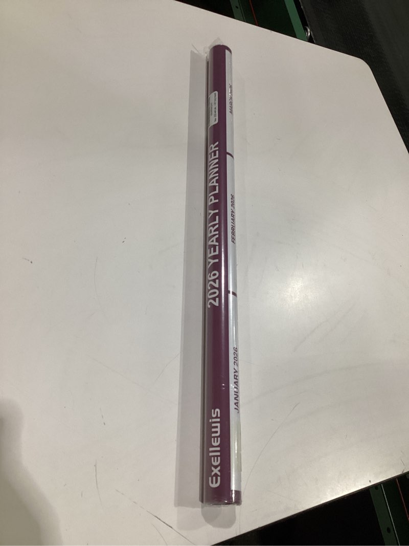 Condition photo showing New/Like New for 2026 Wall Calendar 24" x 36" with Week Numbers, 12 Months from January to December, Dry Erase Large Annual Yearly Planner, Horizontal/Vertical Large Calendar for Easy Planning, Organizing (rosy mauve)