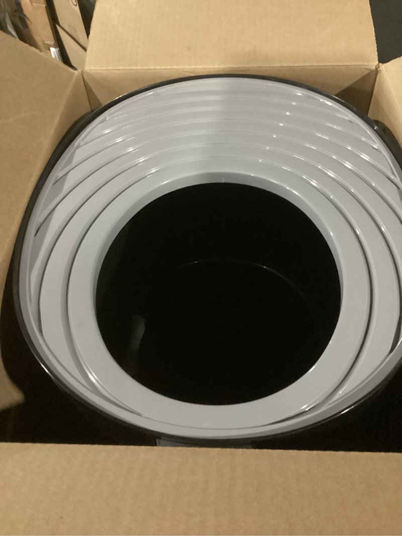 Condition photo showing Good Condition for IRIS USA Cat Litter Box, Large Top Entry with Litter Catching Lid and Scoop, Dog Proof, Cat Box Enclosure, Black/Gray Top Entry Black