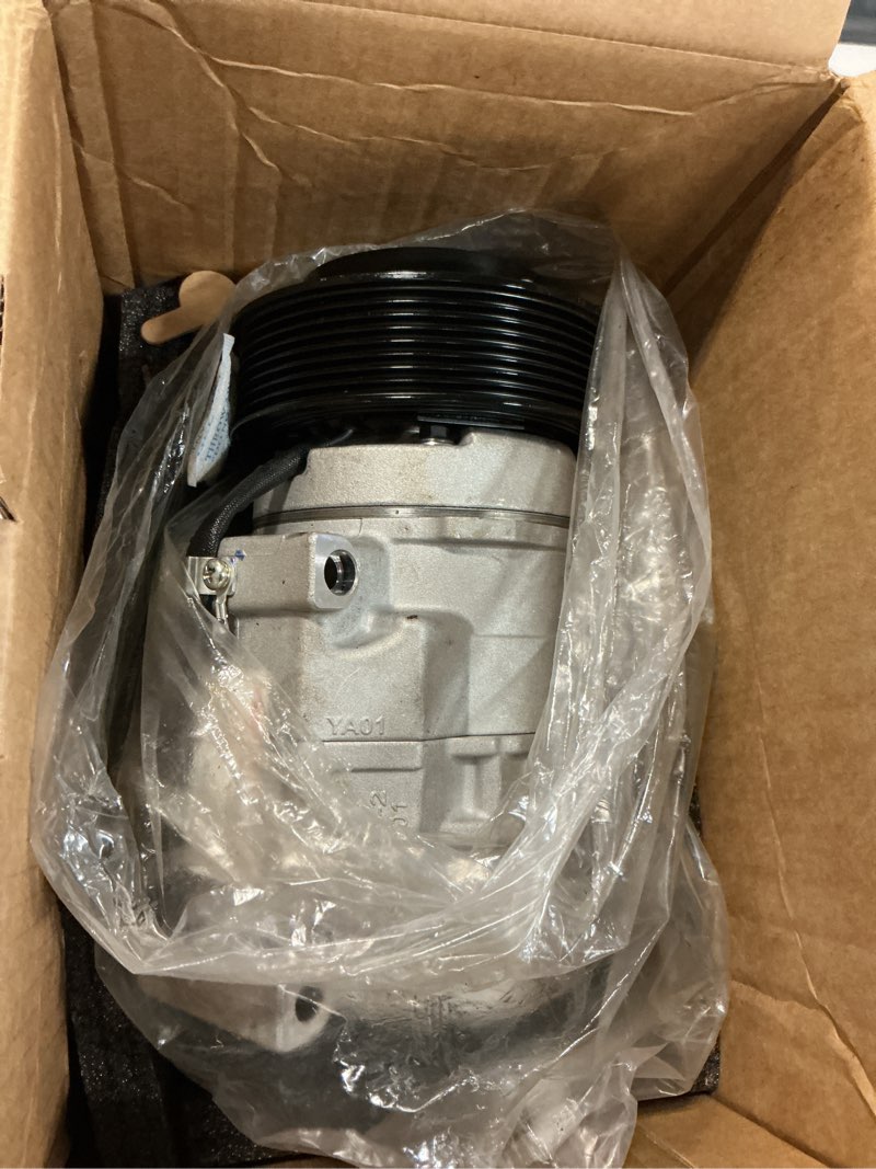 Condition photo showing As Is for phoboos a/c compressor with clutch compatible with toyota sequoia 2008-2022, land cruiser 2008-2011 2013-2021 & lexus gx460 2010-2023, lx570 2008-2011 2013-2020, ref.co29109c
