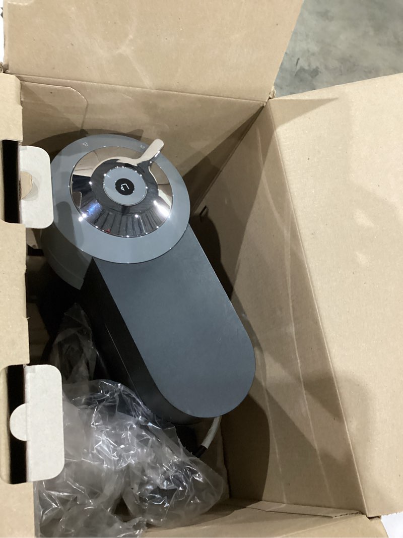 Condition photo showing As Is for nespresso vertuo next coffee and espresso maker by breville, light grey machine only gray