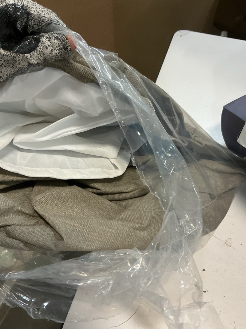 Condition photo showing Good Condition for Laundry Basket,Woven Cotton Rope Laundry Hamper,60L for Decor Storage of Dirty Clothes,Toys and Blankets in Bathroom,bed Room and Living Room Brown 60L