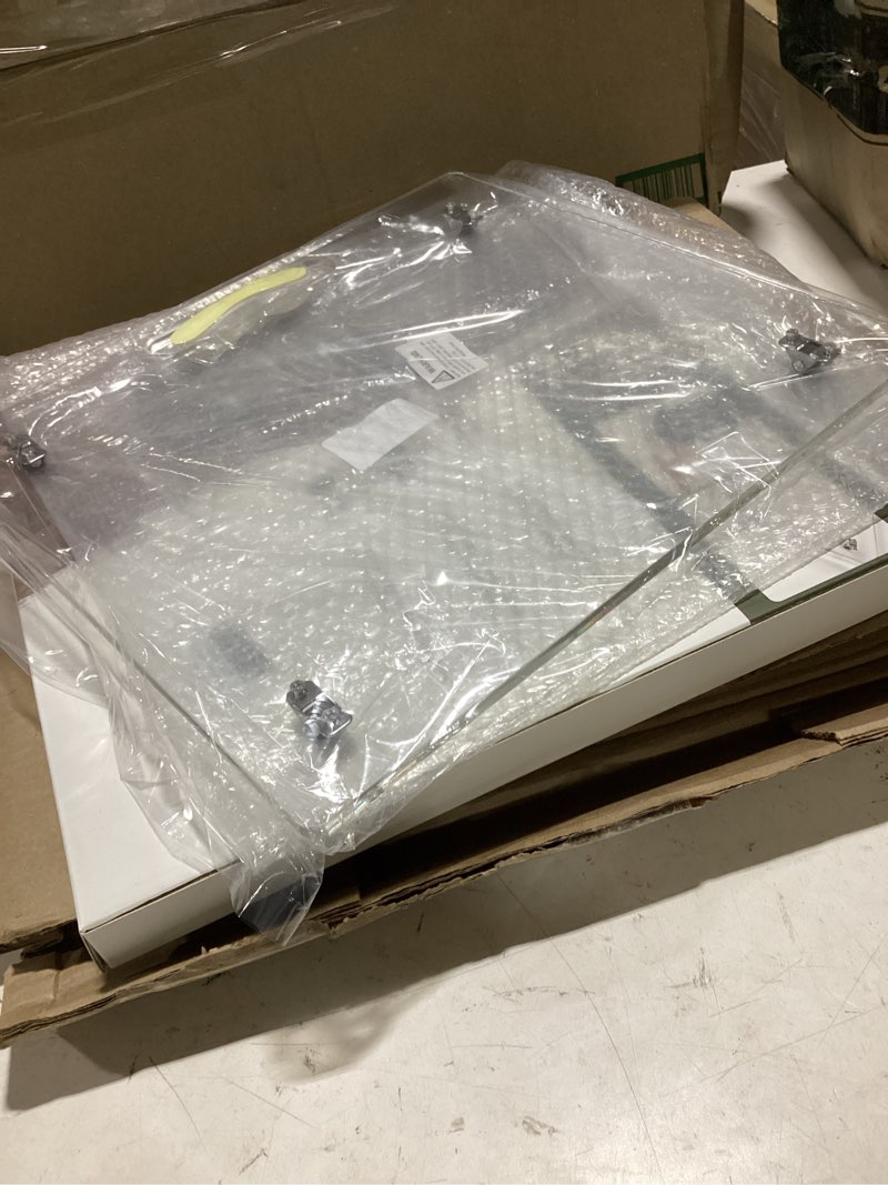 Condition photo showing Good Condition for appliance slider – sliding tray for coffee maker, clear acrylic 13 x 14 in | sturdy acrylic, silent rubber wheels easy slide, steam & scratch proof, fits most coffee makers, mixers & air fryers clear large - (14 ”d x 13”w)