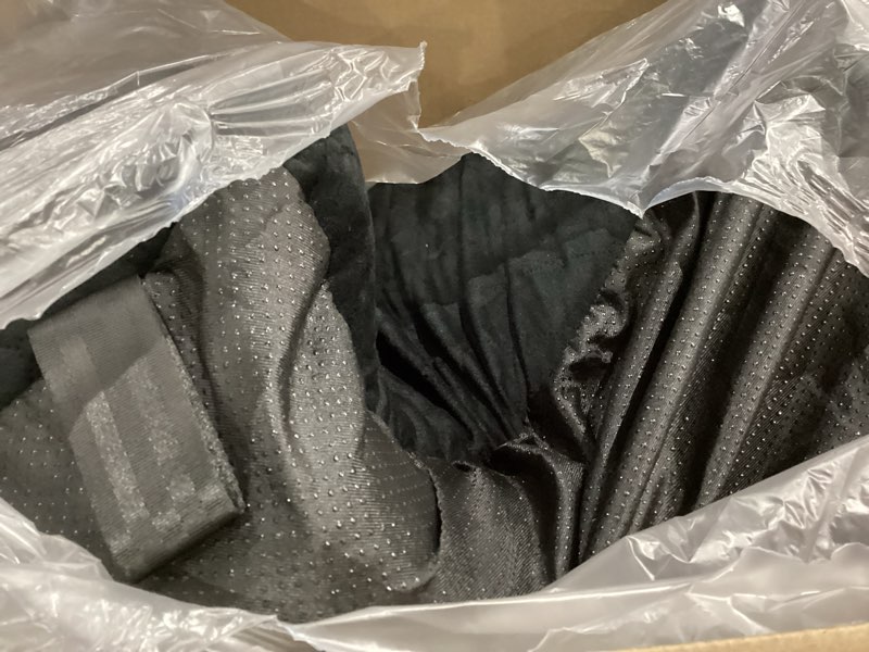 Condition photo showing Good Condition for wooaidagg dog car seat for medium & large dogs up to 55lbs, memory foam cushion, washable cover, safety straps & non-slip base(black/grey,large) black/grey large