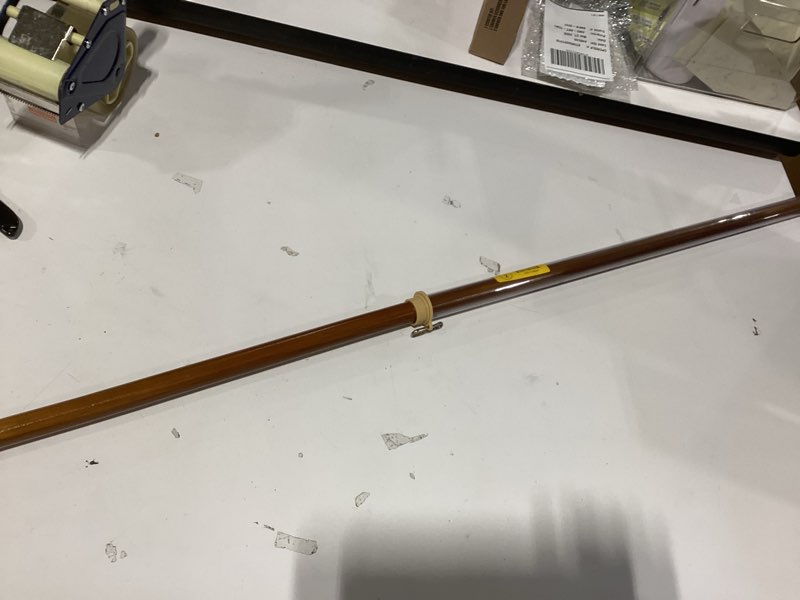 Condition photo showing As Is for style selections 5-ft natural wood wood house flag pole