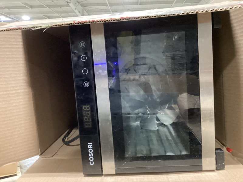 Condition photo showing As Is for COSORI Food Dehydrator, Bigger Than 7 Trays with Large 6.5" Drying Space, 600W Power Saves More Time Than 480W, 165°F Dehydrated Dryer for Jerky, Herbs, Meat, Fruit, and Yogurt, Silver,Stainless Steel Silver 6 Trays Dehydrator