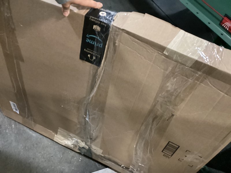 Condition photo showing As Is for A2 Picture Frame with A3 Mat, Display 11.7x16.5 inch A3 with Mat or 16.5x23.4 inch A2 without, Wood 16.5 by 23.4 Photo Frame, 16.5 x 23.4 Frame for Wall Hanging, Deep Brown 1 A2, 16.5x23.4 inch