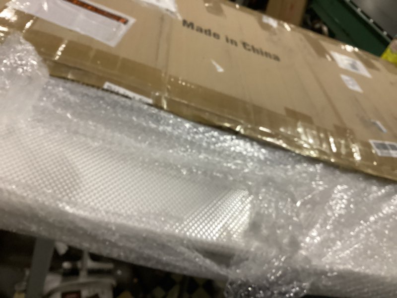 Condition photo showing As Is for pangda 10 pack replacement fluorescent light covers 22.5 x 46.5 inch clear acrylic ceiling lighting panel flat sheet for overhead fixtures