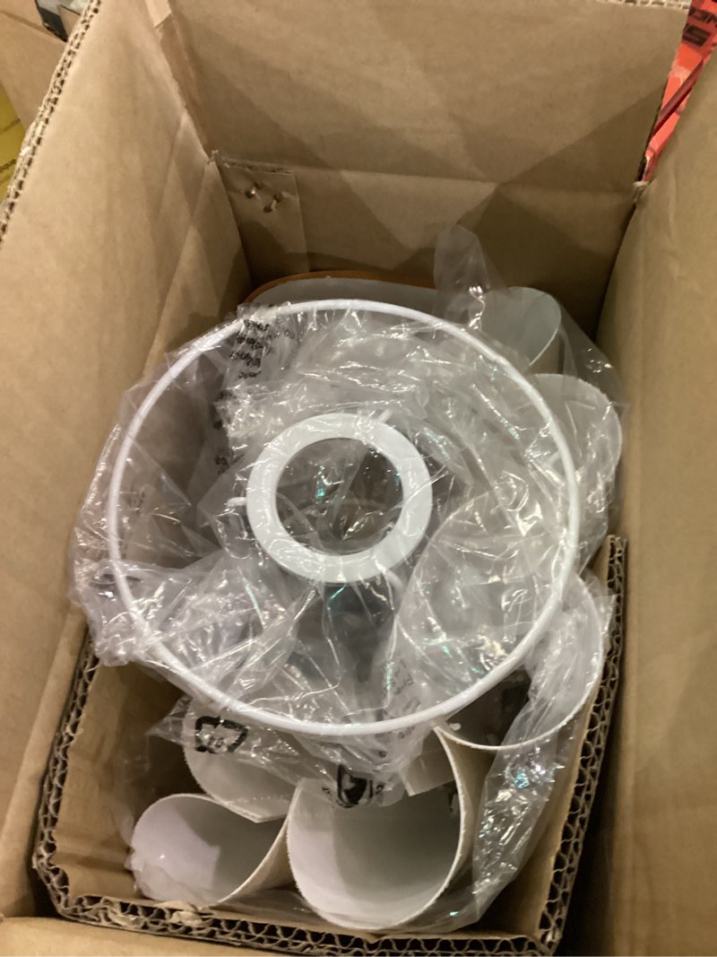 Condition photo showing Good Condition for Gold Small Bedside Table Lamp for Bedroom, Brass Gold Bedroom Lamps for Nightstand, Cute Mini Table Lamps for Small Spaces with Scalloped Shade for Kitchen Counter, Bookshelf, Living Room, Kids Dorm Gold On/Off Switch