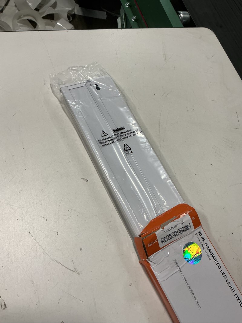 Condition photo showing New/Like New for 30 Inch LED Under Cabinet Lighting, Hardwired & Plug in, Linkable, Dimmable, 3CCT Selectable Kitchen Cabinet Light, CRI93 30 Inches